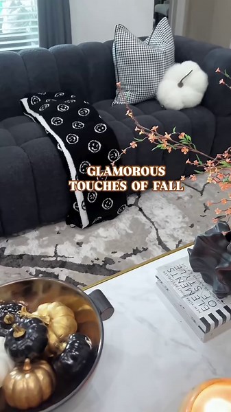 Added Glamorous Fall Touches to My Existing Home Decor