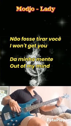 Modjo Lady 🎸🎶 #bass #music #letra