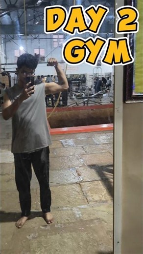 day 2 gym(ab honga come back)💪🫣 #consistency #minivlog #vlog #madness_rinku00 #energy #gym