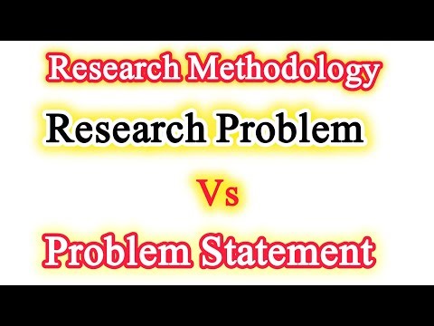 Research | Research Problem Vs Problem Statement | Data Collection 