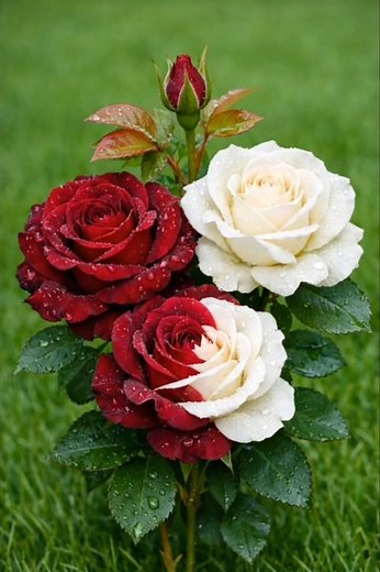 Fresh Red Rose Blooming in Garden | Nature Love 🌹