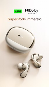 𝗟𝗼𝗼𝗸𝗶𝗻𝗴 𝗳𝗼𝗿 𝗮 𝗧𝗪𝗦 𝘄𝗶𝘁𝗵 𝗜𝗻𝗰𝗿𝗲𝗱𝗶𝗯𝗹𝗲 𝗦𝗼𝘂𝗻𝗱 𝗮𝗻𝗱 𝗲𝗿𝗴𝗼𝗻𝗼𝗺𝗶𝗰 𝗱𝗲𝘀𝗶𝗴𝗻? Well, look no further because we have the perfect TWS earbuds for you! 😉 Introducing 𝗦𝘂𝗽𝗲𝗿𝗣𝗼𝗱𝘀 𝗜𝗺𝗺𝗲𝗿𝘀𝗶𝗼 - 𝗥𝗮𝗷𝗶𝘃 𝗠𝗮𝗸𝗵𝗻𝗶’𝘀 𝗽𝗲𝗿𝘀𝗼𝗻𝗮𝗹 𝗱𝗮𝗶𝗹𝘆 𝗱𝗿𝗶𝘃𝗲𝗿 𝗽𝗼𝘄𝗲𝗿𝗲𝗱 𝗯𝘆 𝗗𝗼𝗹𝗯𝘆 𝗔𝘂𝗱𝗶𝗼. 🔊✨ Why Immersio? You might ask! 🤔 ✅ Unibody 𝗠𝗲𝘁𝗮𝗹 𝗗𝗲𝘀𝗶𝗴𝗻 with hour-glass shape ✅ Mivi’s signature 𝟯𝗗 𝗦𝗼𝘂𝗻𝗱𝘀𝘁𝗮𝗴𝗲 𝘄𝗶𝘁𝗵 𝗗𝗼𝗹