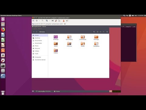 How to GUI run desktop on an AWS EC2 instance using TightVNC. | GUI