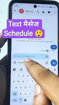 📩 Text Message Schedule Kaise Kare | Mobile Mein SMS Time Kaise Lagaye ✨