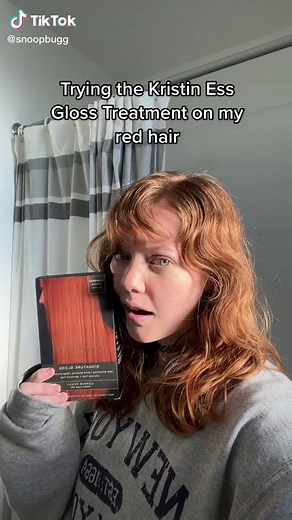 Vibrant Red Hair with Kristin Ess Gloss Treatment