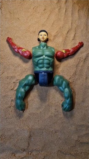 Eu fiz esse mutante de metal😱#squidgame #liquidmetal #brasil #usa #hulk #spiderman #shorts