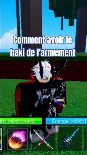 J'ai obtenu le Haki de l’armement rapidement en fessant ça ! (Blox Fruits) 🔥 #Shorts