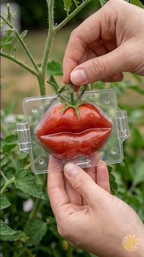 Diese Tomate ist in Lippenform gewachsen … so geht’s! 🍅