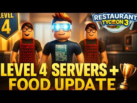 I Maxed Out My Servers and Updated My Food Again in Restaurant Tycoon 3!