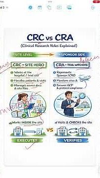 👉 CRC vs CRA: Execution vs Monitoring | Clinical Research Career