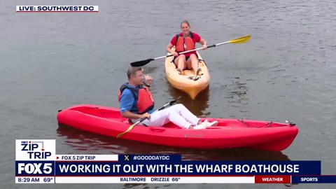 Zip Trip to The Wharf: Fitness Friday