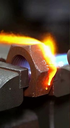 Extreme Heat! Brazing Metal with Blowtorch - Satisfying Metalwork 🔥