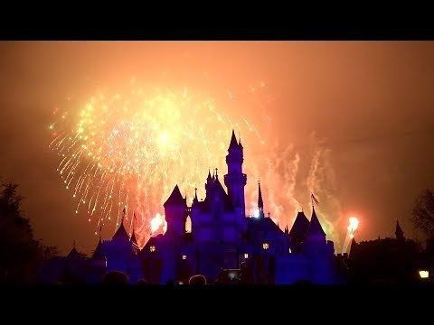 ORIGINAL 1956 Disneyland Fireworks Show: "Fantasy In The Sky" Disneyland After Dark: Throwback Nite