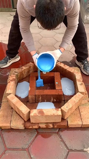 DIY Round Swimming Pool with Mini Pool Inside | Water Test Experiment 🔥