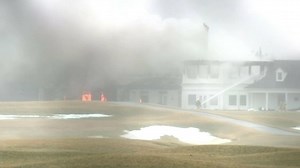 Oakland Hills fire: Firefighters battle devastating blaze at Country Club