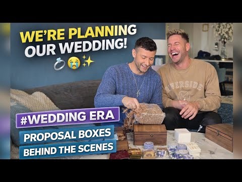 Gay wedding vlog - How we’re asking our wedding party