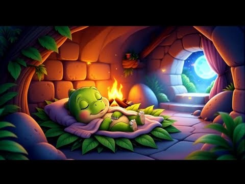Dreamy Night, Drift Away – Cute Dino Lullaby for Deep Sleep 🌙🦕✨