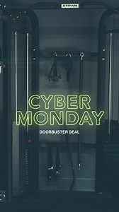Get it all this holiday season with this Cyber Monday deal on our best selling Functional Trainer! It comes standard with 200lb weight stacks and all the attachments so you're ready to go on day one. A product this good at a price this low won't last long. Stock is limited, so act fast! | Titan Fitness