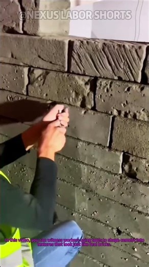Concrete Brick Imitation: How to Create Realistic Brick Walls with Cement