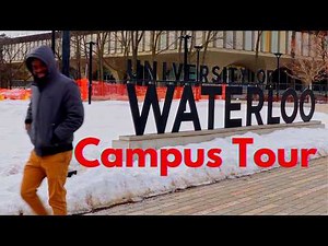 🚗 Tour of the University of Waterloo | Explore Campus Landmarks 🏫✨