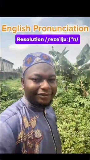 English Pronunciation: Resolution ⭐ #learnenglish #newyearsresolution #speakwithconfidence #viral