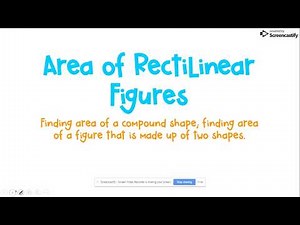 Area of Rectilinear Figures
