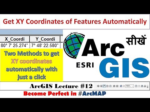 ArcGIS Tutorial 12: Get XY Coordinates of Points features automatically