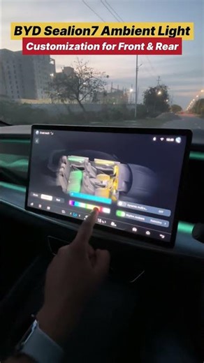 Crazy Ambient Lights in BYD Sealion 7 🤯 Full Customisation Demo! || Ultimate Ambient Light Setup |