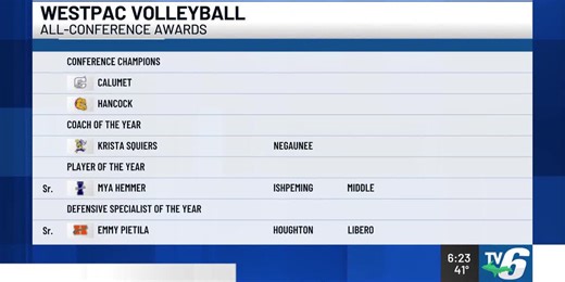 WestPAC all-conference volleyball awards