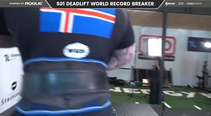 Thor Bjornsson (The Mountain) breaks the deadlift World Record with 501 kg/1105 lbs (May 2020)