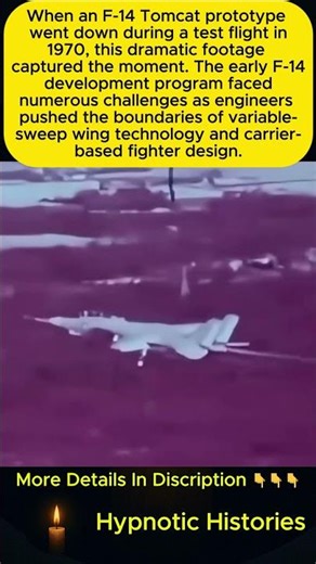 The Moment an F-14 Tomcat Prototype Crashed During 1970 Test Flight