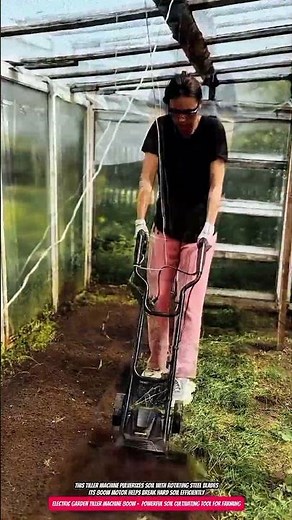 Electric Garden Tiller Machine 800W - Powerful Soil Cultivating Tool for Farming