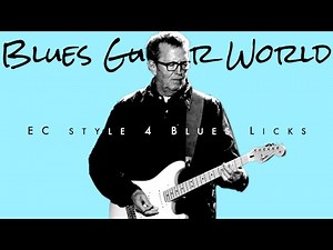 Only 4 Licks | Learn Eric Clapton style Blues Guitar