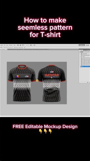 FREE DepEd Uniform Mockup + Seamless Pattern Design (Beginner Friendly)