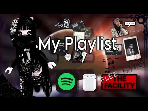 PLAYING SONGS IN MY *PLAYLIST* {on flee the facility￼} #roblox 
