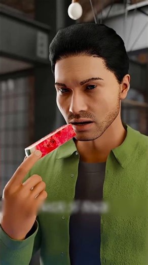 Trick to cut watermelon 🤔 #fact #tricks #watermelon #3danimation #viralboy