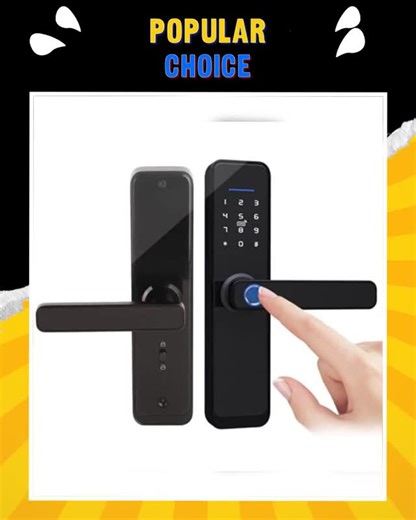 Luminous Bear Shop on Instagram: "This is the security upgrade you didn’t know you needed! 🔐✨ Meet the Security Smart Lock Touch – your new best friend in home safety! 🚪💖 With its advanced fingerprint scanner and sleek touchscreen keypad, say goodbye to fumbling for keys while carrying groceries! 🎒🍏 Enjoy quick, keyless entry and the peace of mind knowing your home is locked tight. Installing it is a breeze, letting you focus on what matters most. 🏡💪 Grab yours now for just $66.75! Don't 