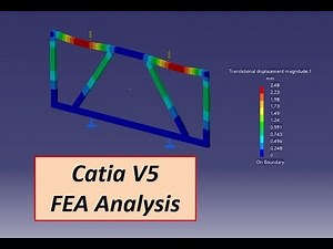 FEA Analysis Catia V5. Tutorial HD