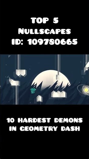 Geometry Dash: 10 hardest demons #shorts