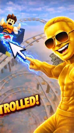 Auto clicker Cart Troll Gone Wrong 💀 #roblox #funnyroblox #funnyshorts