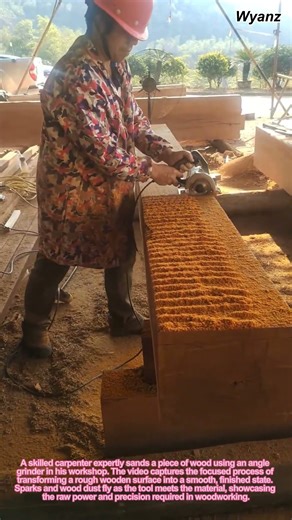 Wood Sanding with Angle Grinder | DIY Woodworking Tips for Beginners