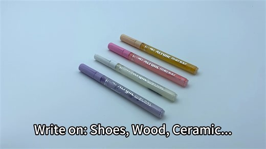 Popular Customizable Acrylic Marker Pens Set Water Based Ink Durable Press Tip for Smooth Flow Ideal for Stone Wood Any Surface