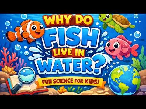 Why Do Fish Live in Water? 🐠 The Amazing Science Kids NEED to Know!| Smart Spark Kids