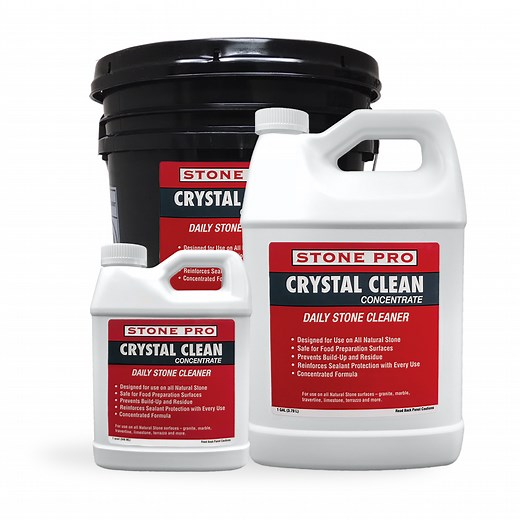 Crystal Clean - Daily Stone Cleaner   Sealer - StonePro