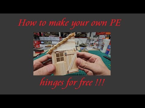 How to make your own homemade PE hinges for free.