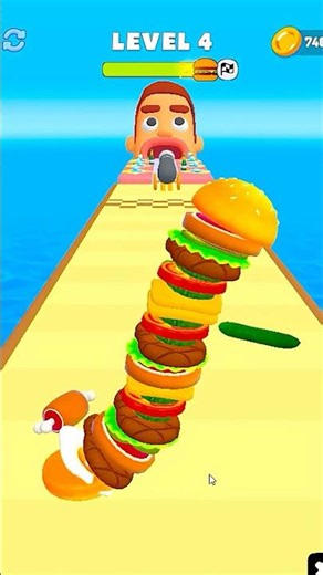 🍔 Burger Master Cooking Games Gameplay #Shorts | Giant Burger Challenge!