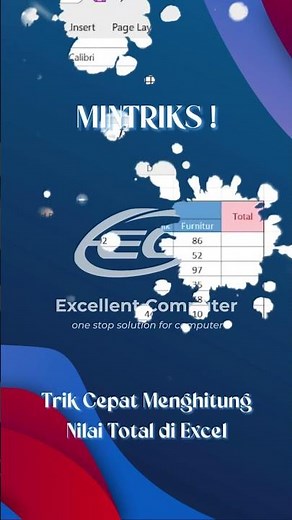 Shortcut Menghitung Otomatis Nilai Total di MS Excel