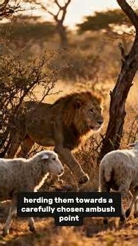 Lion's SECRET Strategy Against Sheep?