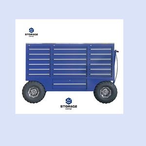 [Hot Item] Steel Racing Pit Box Tire Rack Workshop Tool Pit Cart