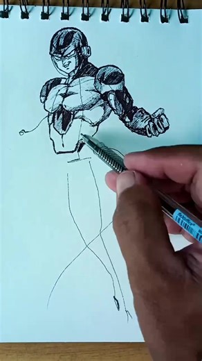 Black Frieza Dragonball 🔥 #anime #drawing #fblifestyle #frieza #DragonBall | Art Tzero